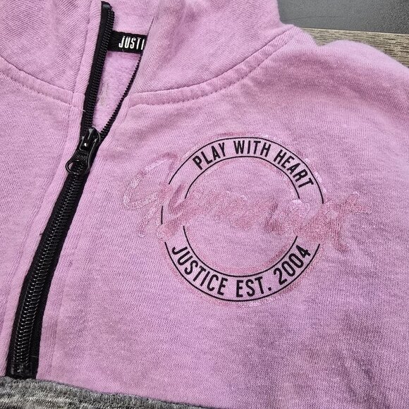 Justice Shirt Bundle Lot Of 3 Lightweight Hooded Tops Pullover Gymnast Size 10 - Picture 5 of 9